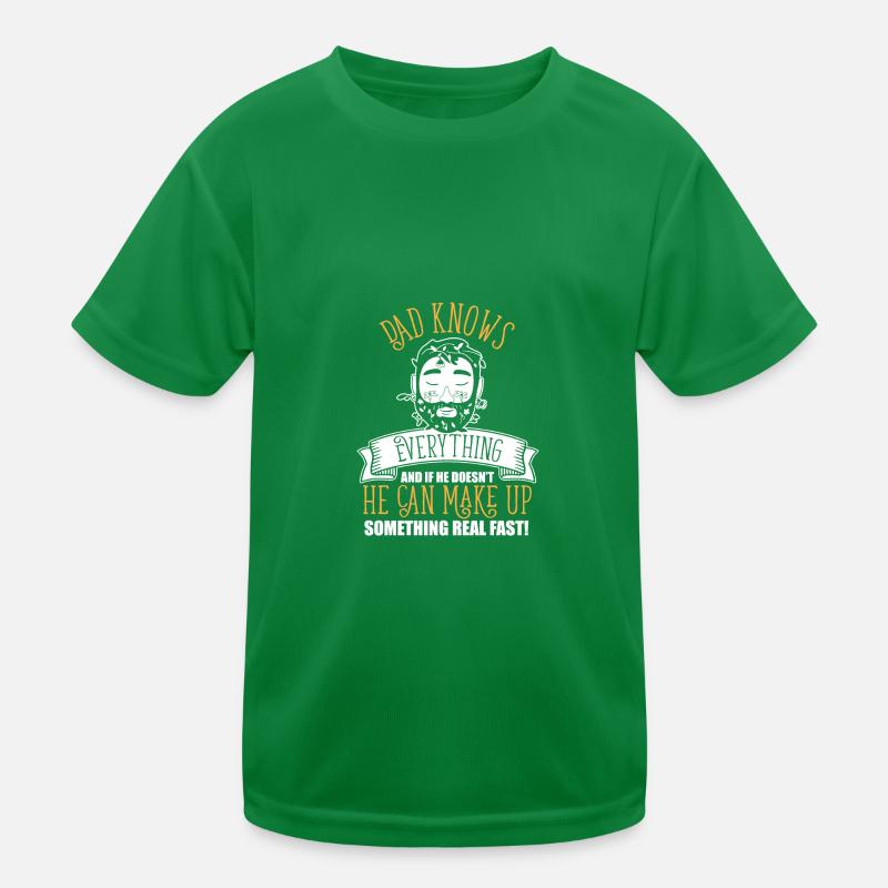 Trophy Dad Knows Everything Husband Know It All Kinder Funktions-T-Shirt