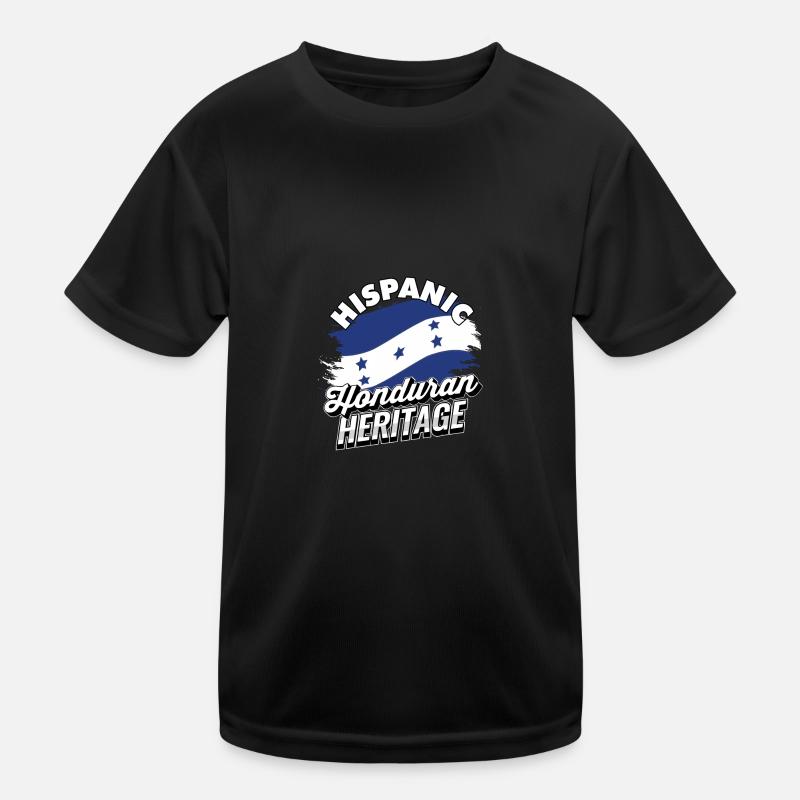 Hispanic Honduran Heritage Pride Display, Kids Functional T-Shirt