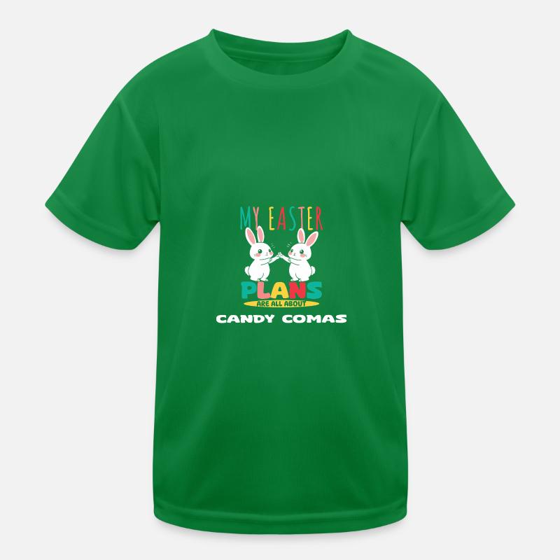 My Easter Plans Are All About Candy Comas Kids Functional T-Shirt