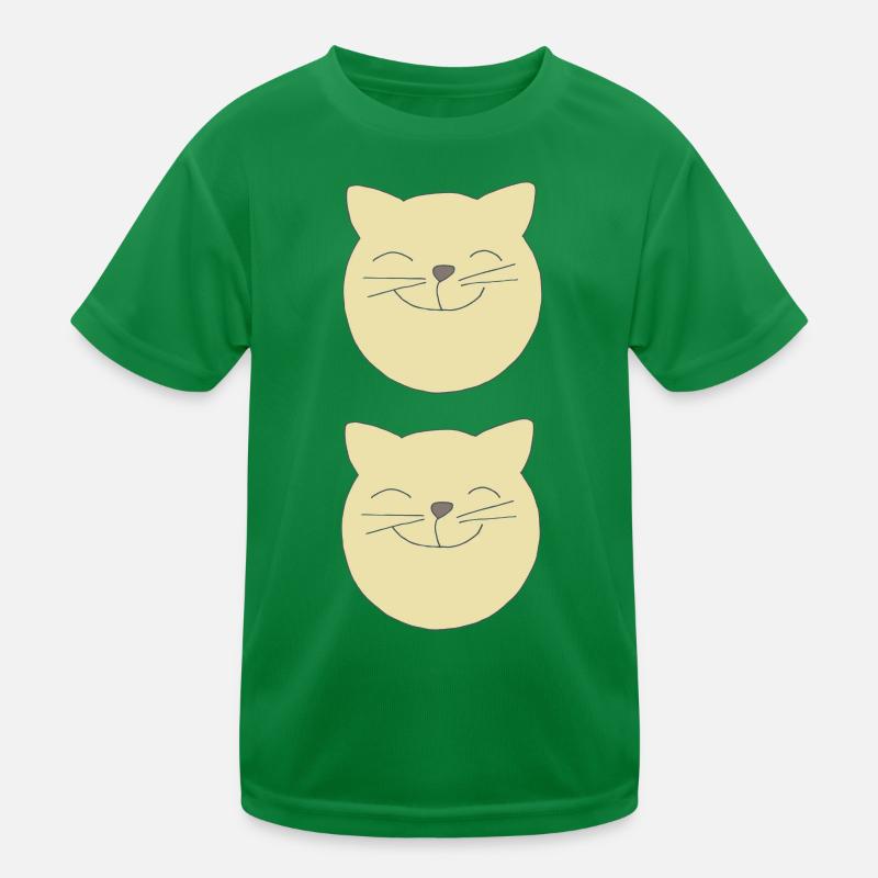 Cats double Kids Functional T-Shirt
