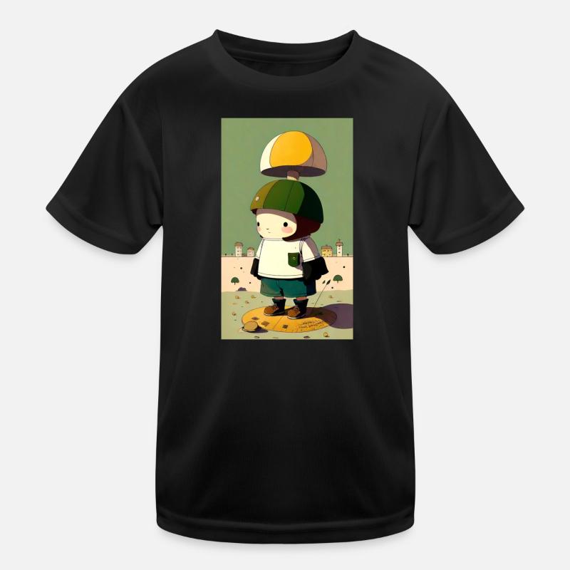 Mushroom champignon personnage T-shirt sport Enfant