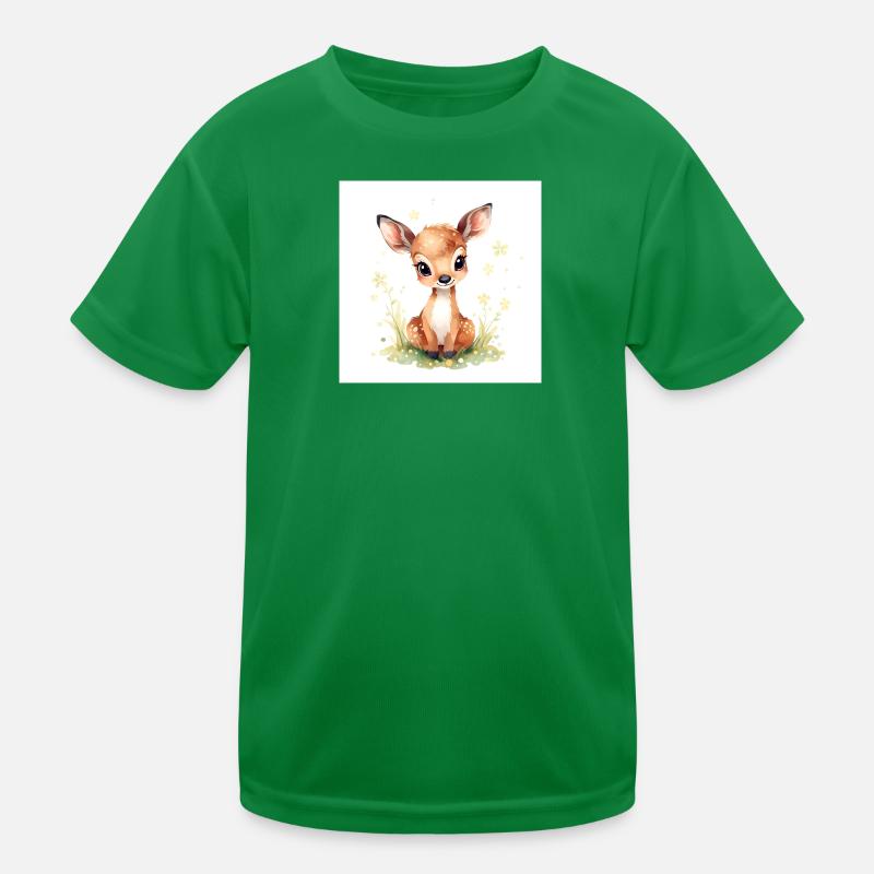 Mignon bébé cerf T-shirt sport Enfant