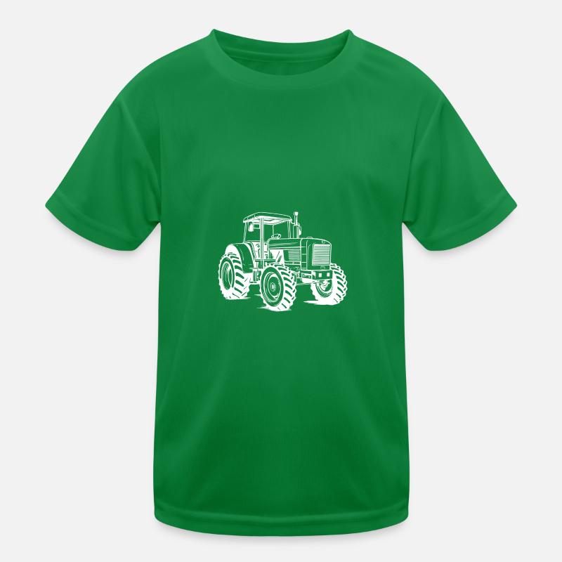 Traktor Symbol Kinder Funktions-T-Shirt