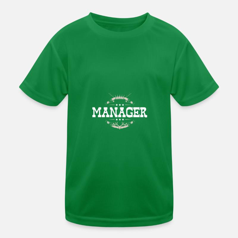 Manager Beruf Kinder Funktions-T-Shirt