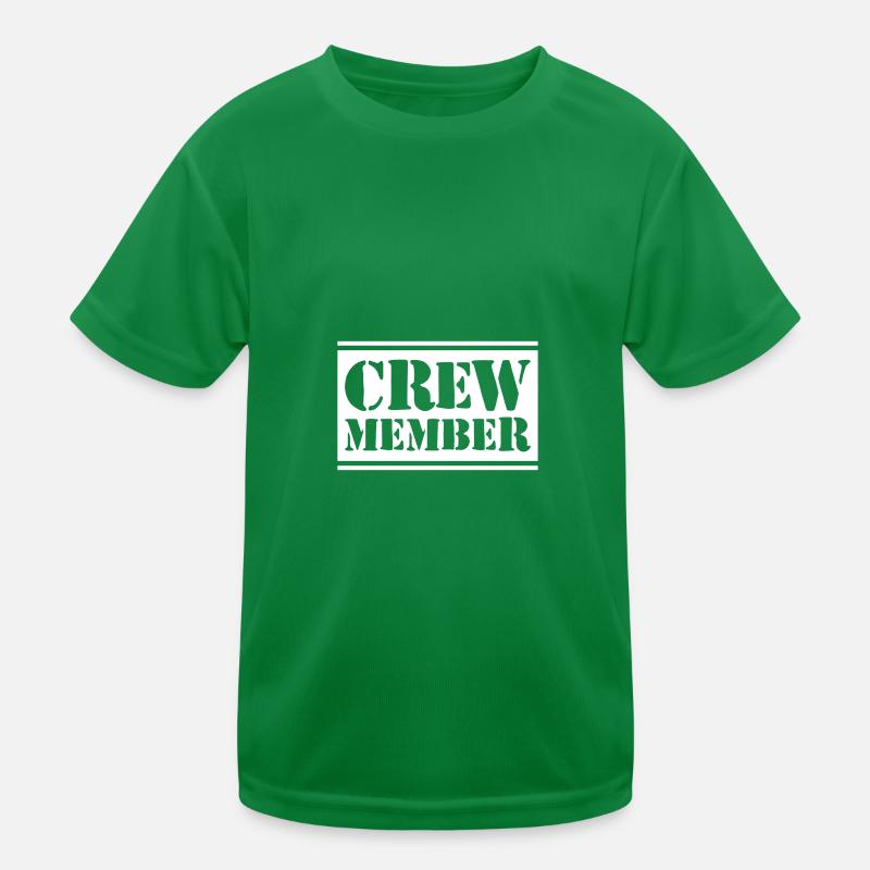 Conception de l’équipage T-shirt sport Enfant