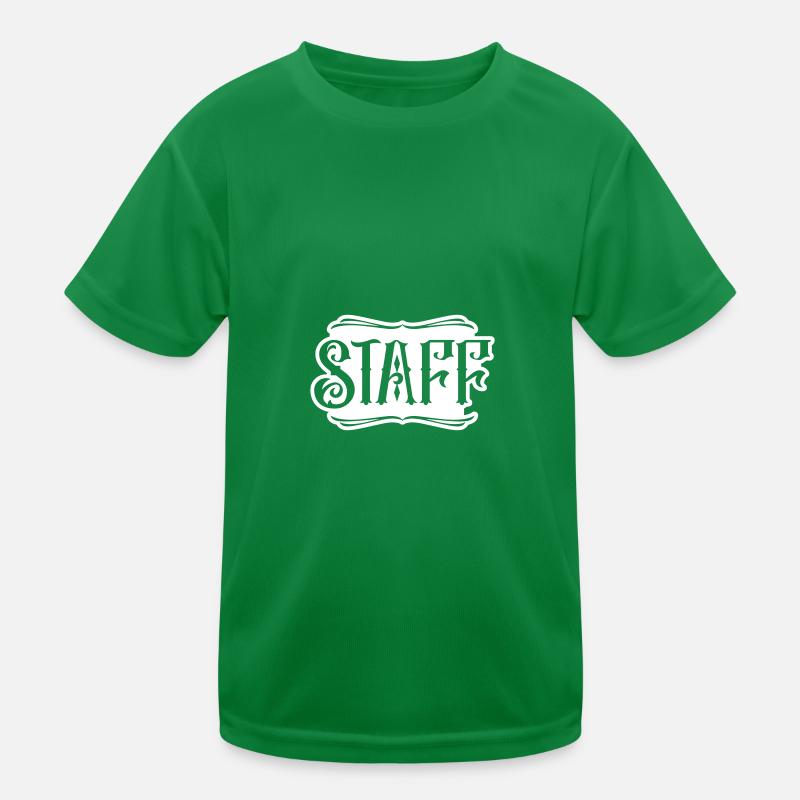 Staff Mitglied Kinder Funktions-T-Shirt