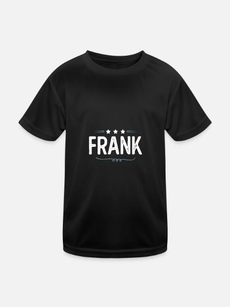Frank - Kids Functional T-Shirt - black - Front
