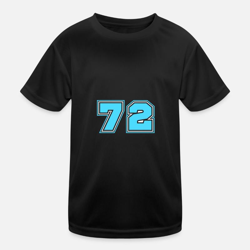 72 Number number Kids Functional T-Shirt