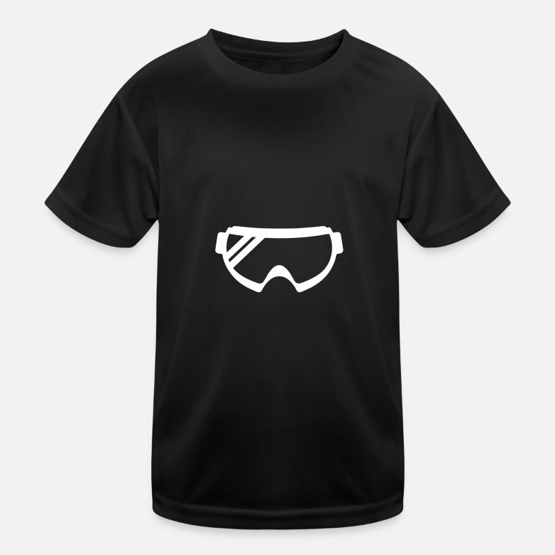Skibrille icon Kinder Funktions-T-Shirt