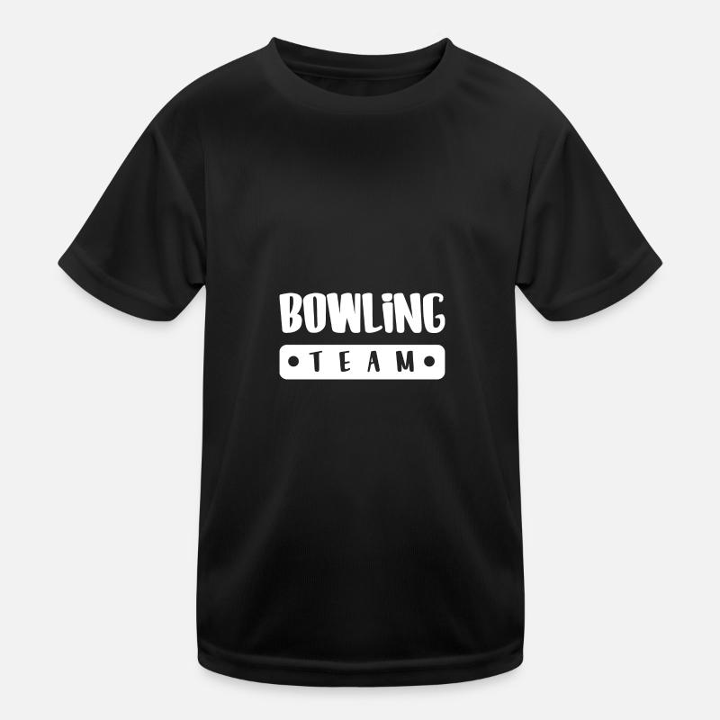 Bowling Team Kinder Funktions-T-Shirt
