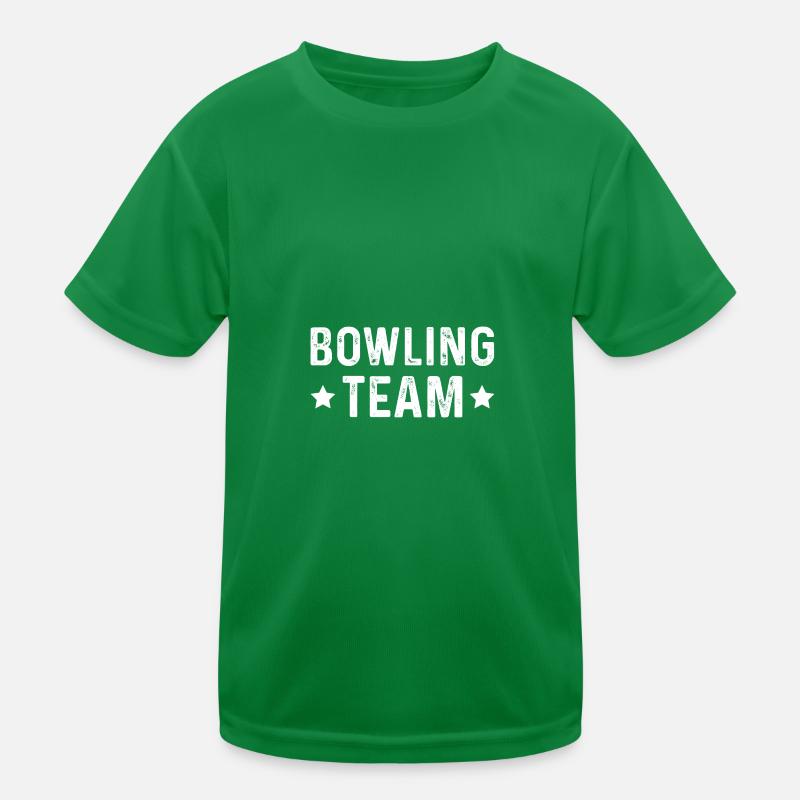 Bowling Team Kids Functional T-Shirt