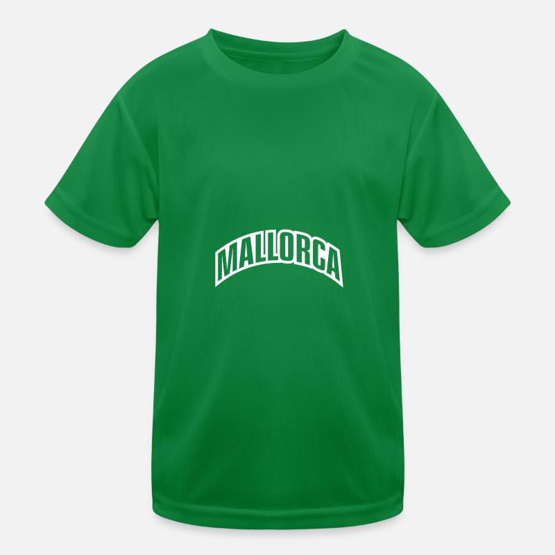 Mallorca Schrift Kinder Funktions-T-Shirt