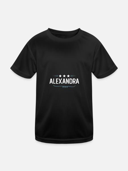 Alexandra - Kids Functional T-Shirt - black - Front