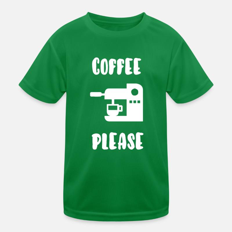 Coffee please Kids Functional T-Shirt