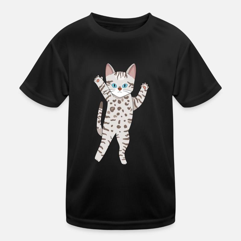 Grey Bengal Kids Functional T-Shirt
