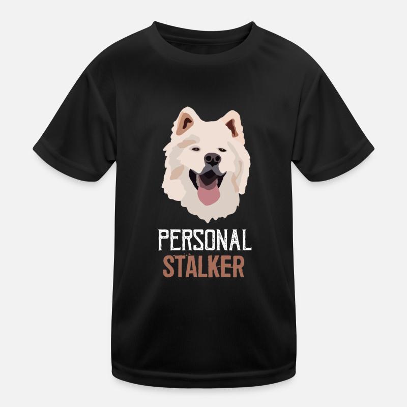 Personal Stalker Samoyed Kids Functional T-Shirt