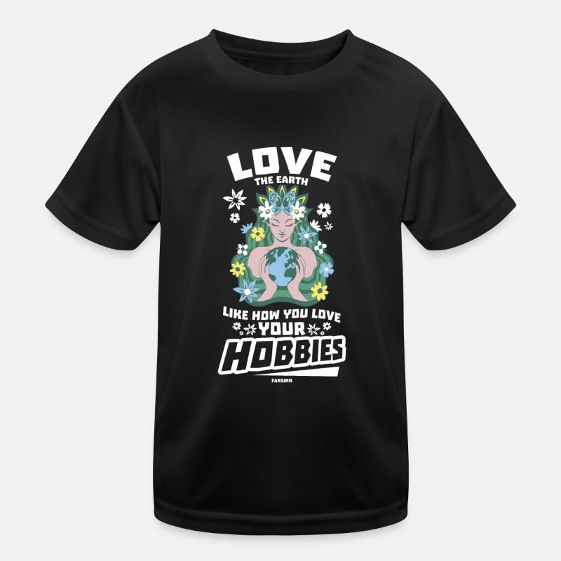 Naturschutz Klimaschutz Erde Kinder Funktions-T-Shirt