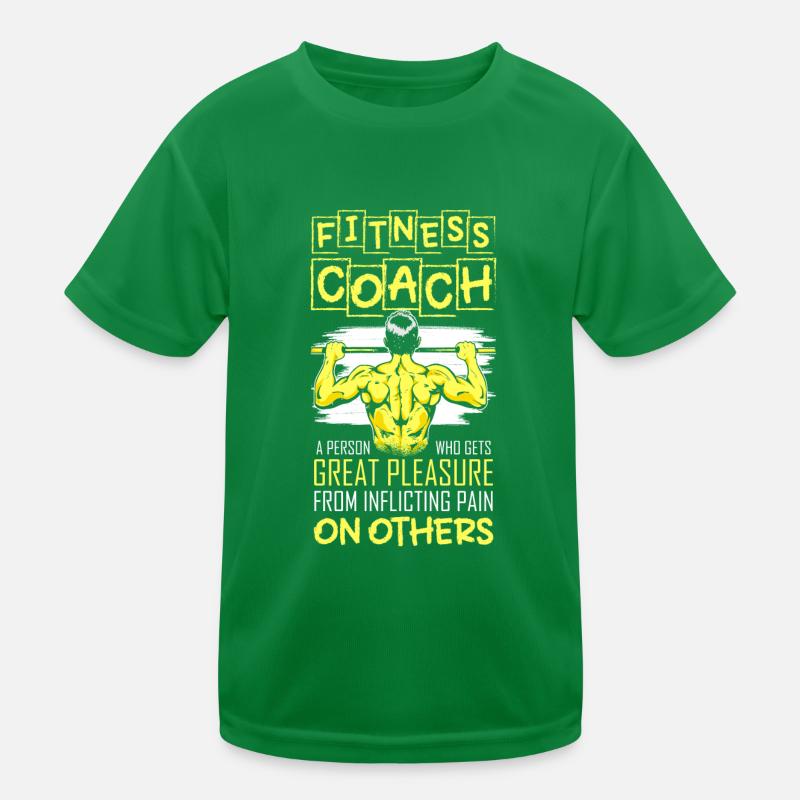Fitness Trainer Développé couché T-shirt sport Enfant