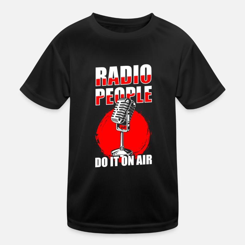 Moderator Ansager Hobby Retro Kinder Funktions-T-Shirt