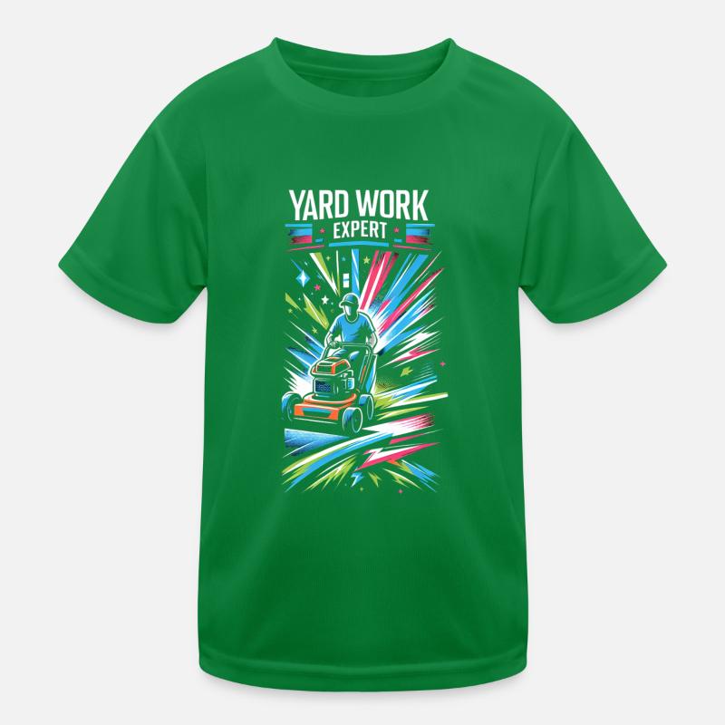 Yard Work Expert 15 Kids Functional T-Shirt