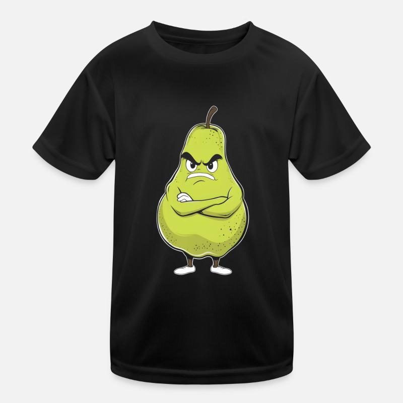 Birne Kinder Funktions-T-Shirt