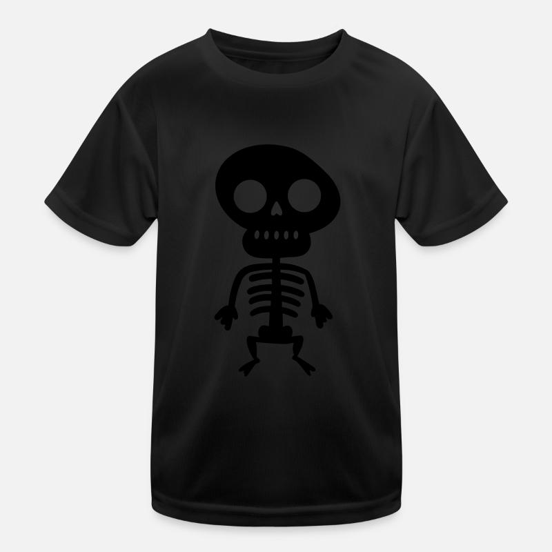 skeleton Kids Functional T-Shirt