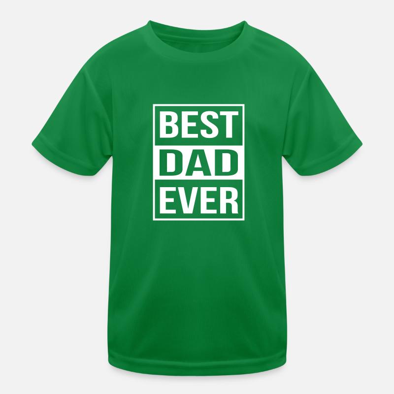 Best Dad Ever Kinder Funktions-T-Shirt