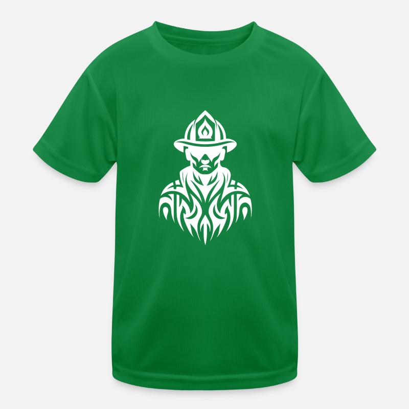 Feuerwehr Leidenschaft Beruf Feuerwehrmann Kinder Funktions-T-Shirt