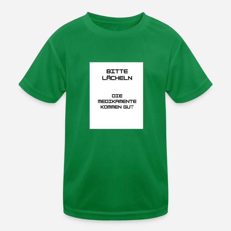 Keep Smiling Kinder Funktions-T-Shirt