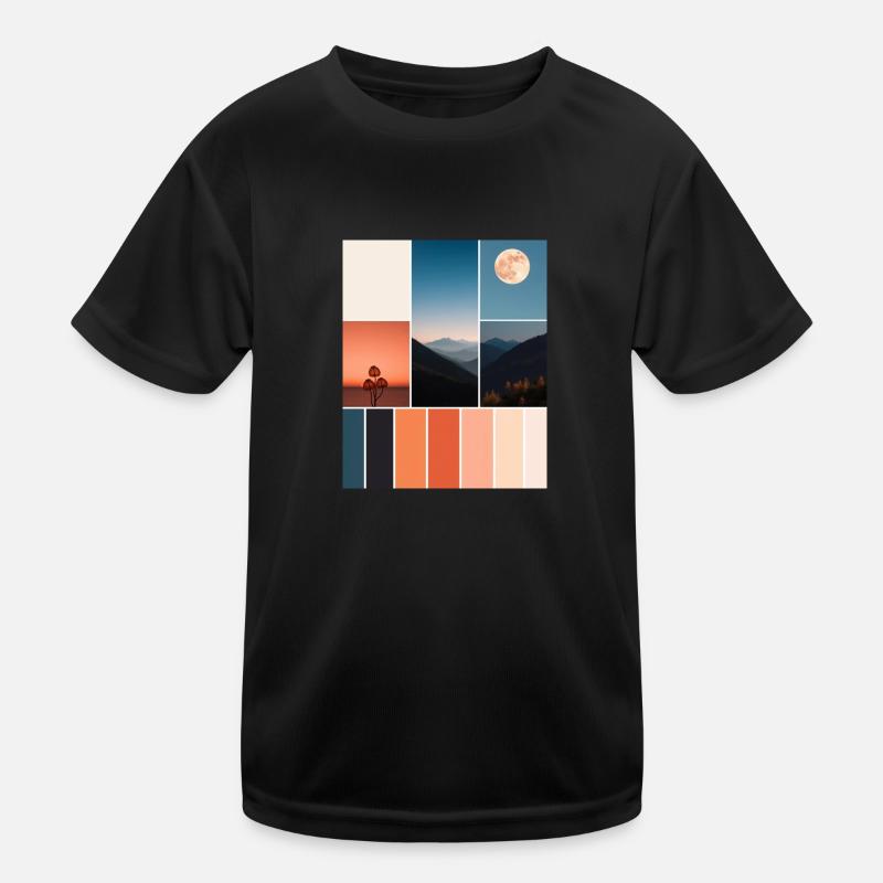 Mountains Kids Functional T-Shirt