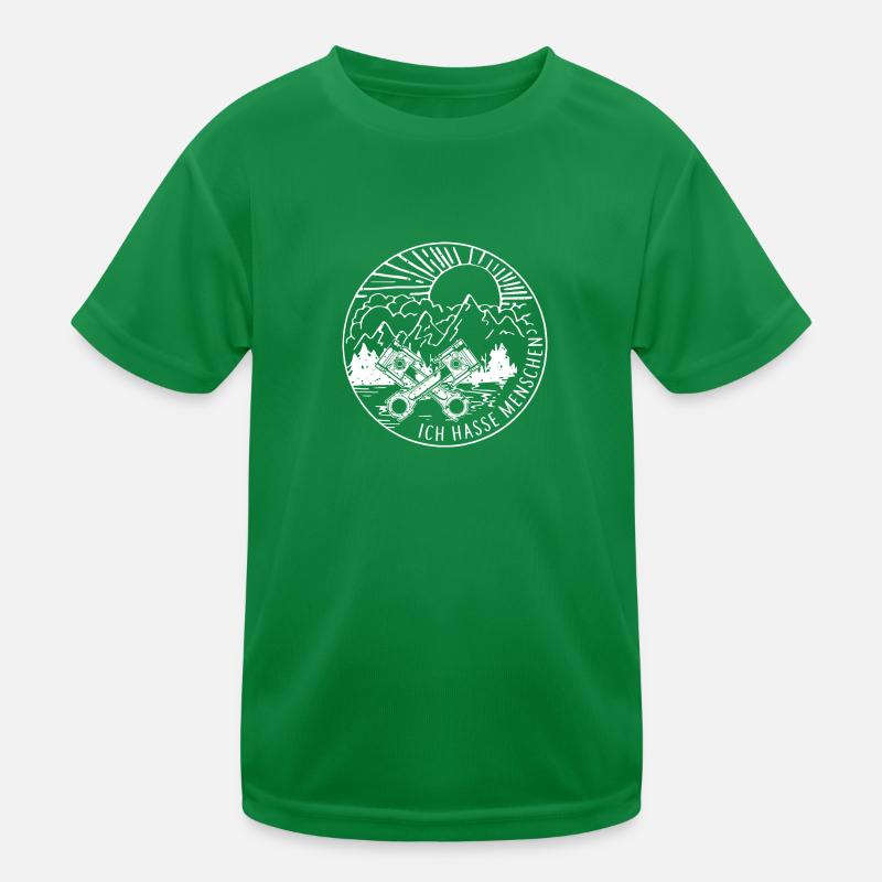 Ich hasse Menschen Kinder Funktions-T-Shirt