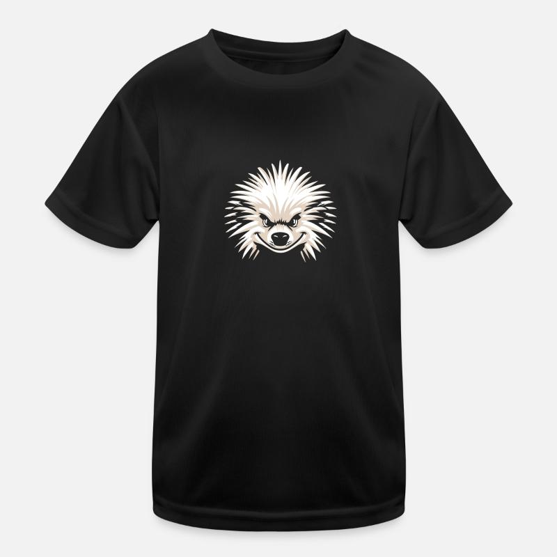 Stachelschwein Kinder Funktions-T-Shirt