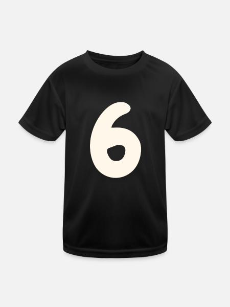 6 - T-shirt sport Enfant - noir - Devant