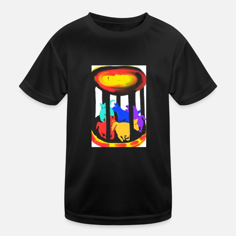 Ponypferde Kinder Funktions-T-Shirt