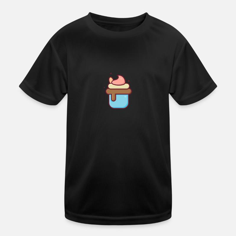 Eiscreme Kinder Funktions-T-Shirt