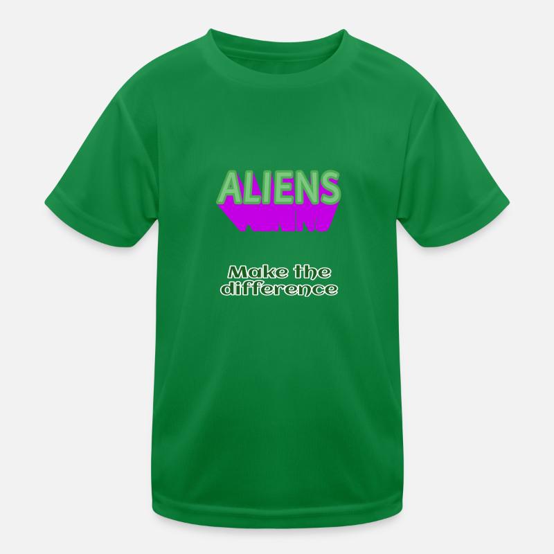 ALIENS Aliens make the difference ohne Alien Kinder Funktions-T-Shirt