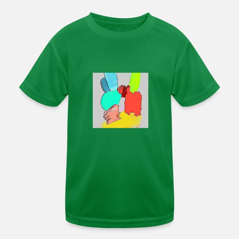 Couleurs comiques du signal de la main T-shirt sport Enfant