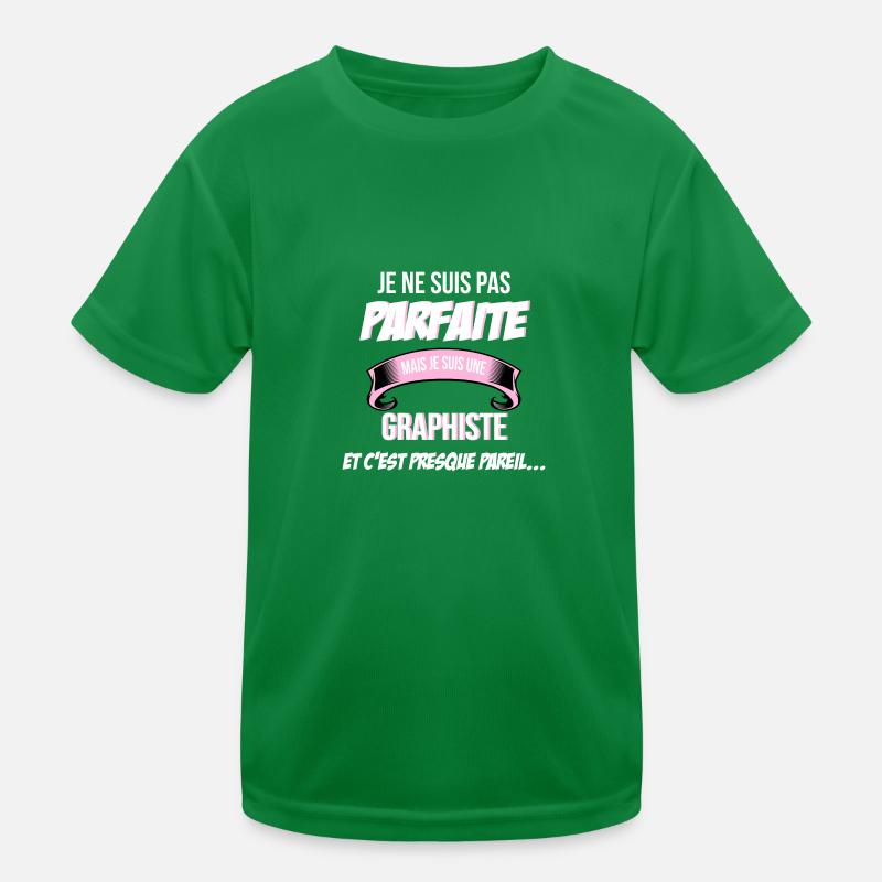 Graphiste cadeau humour T-shirt sport Enfant