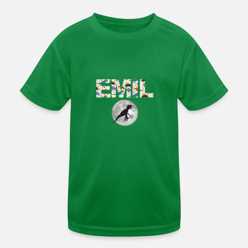 EMIL - Beautiful boy name with dinosaur Kids Functional T-Shirt
