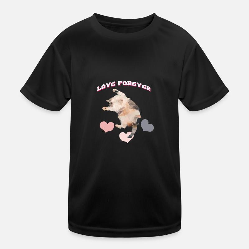 Love forever patte chat Amour de chat T-shirt sport Enfant