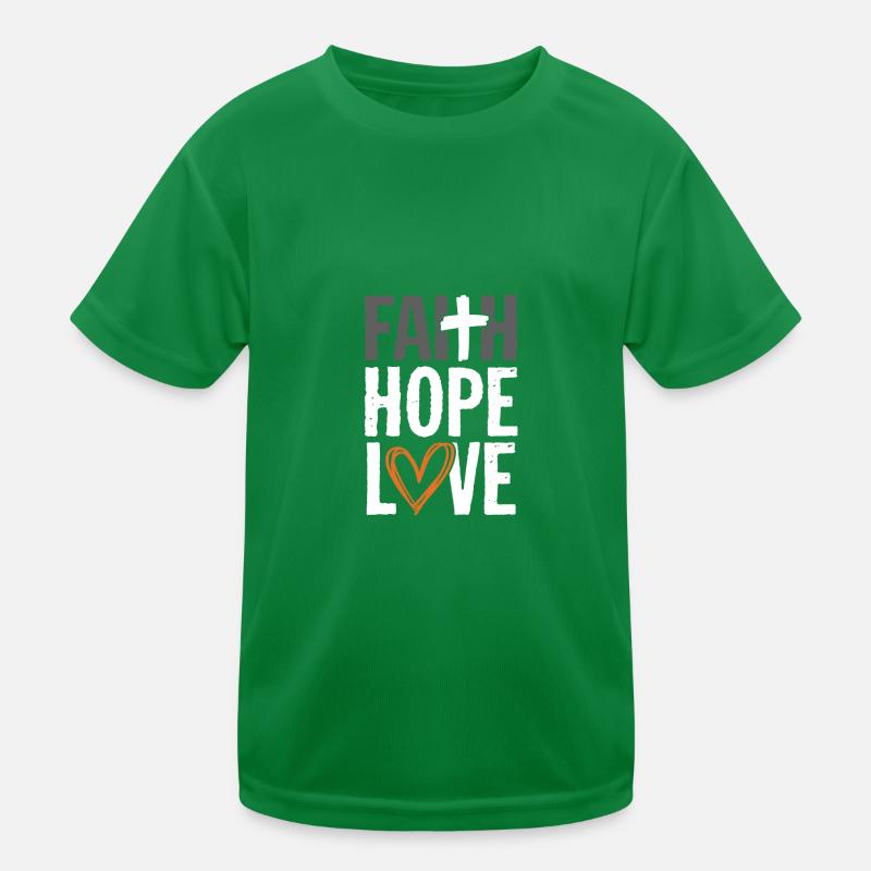 glaube hoffnung liebe Kinder Funktions-T-Shirt