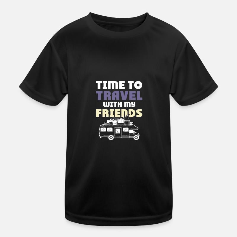 mit freunde reisen Kinder Funktions-T-Shirt