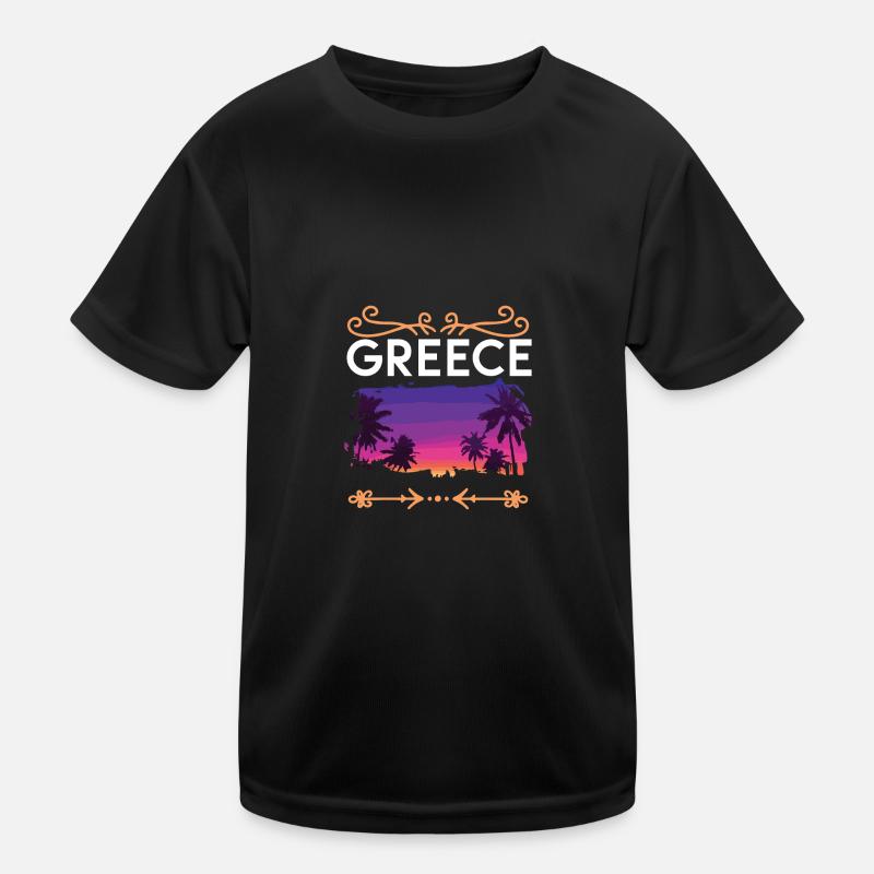 Greece Kids Functional T-Shirt