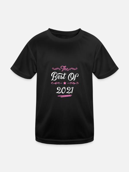 2021 best of - Kinder Funktions-T-Shirt - Schwarz - Vorne