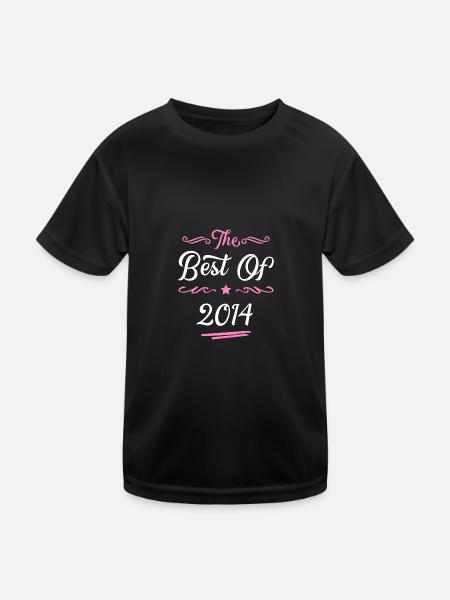 2014 best of - Kinder Funktions-T-Shirt - Schwarz - Vorne