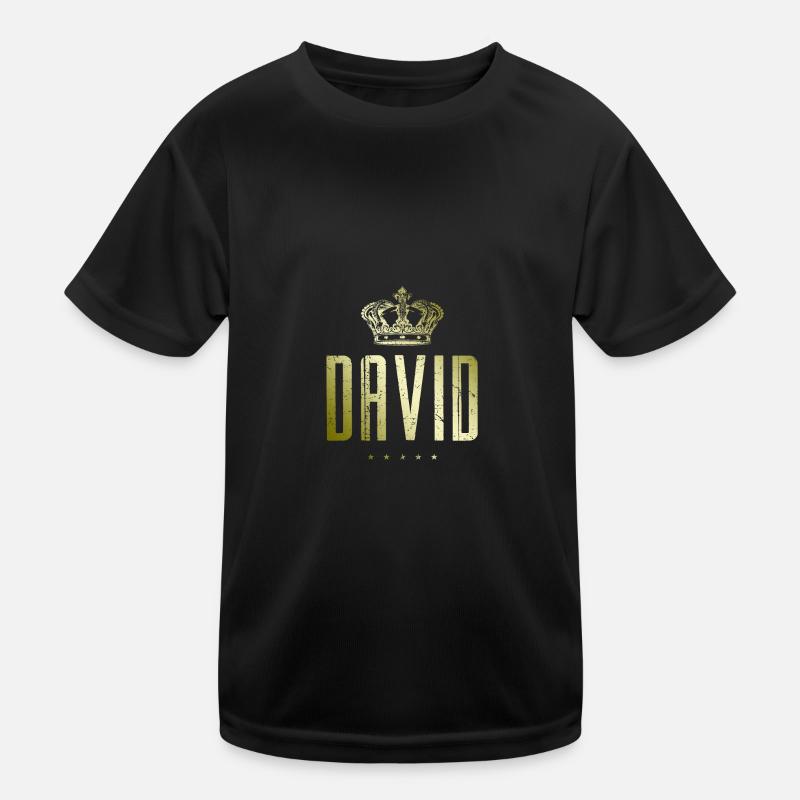 David Kinder Funktions-T-Shirt