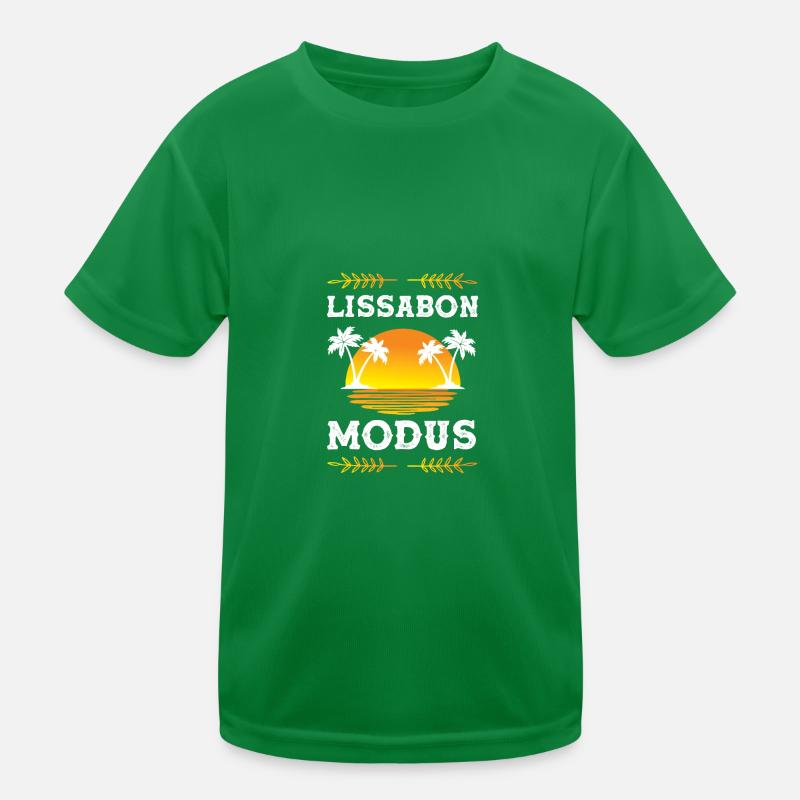 Lissabon Modus Kinder Funktions-T-Shirt