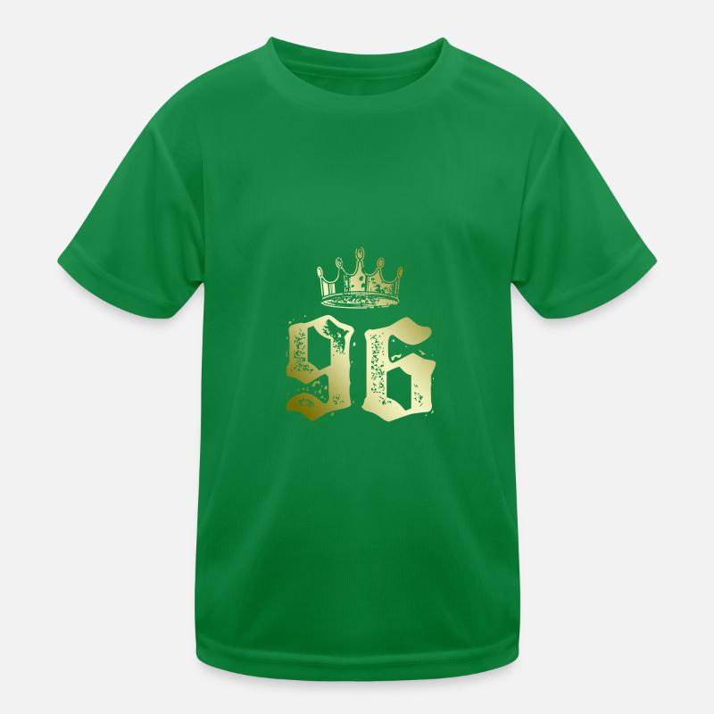 96 Number crown Kids Functional T-Shirt