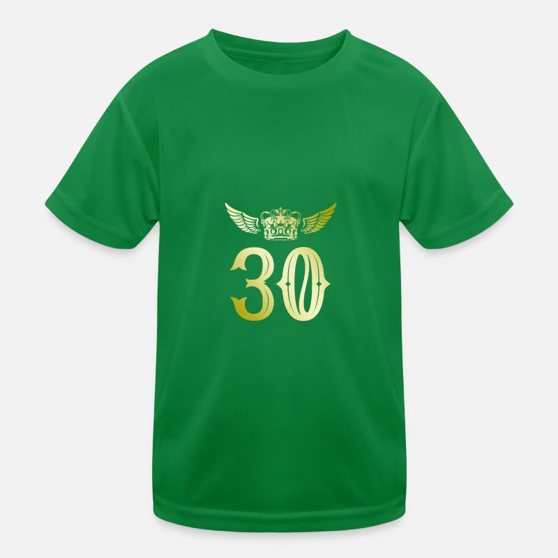 30 Couronne numérique T-shirt sport Enfant