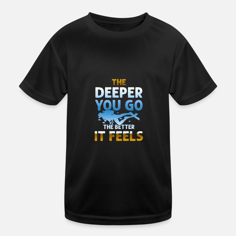 deep sea diving Kids Functional T-Shirt